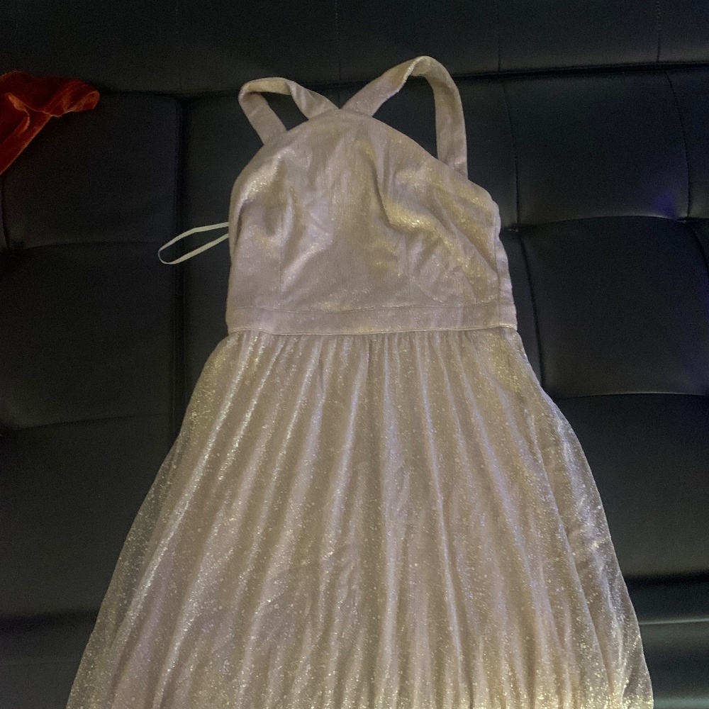 Lulu’s Gold maxi Dress